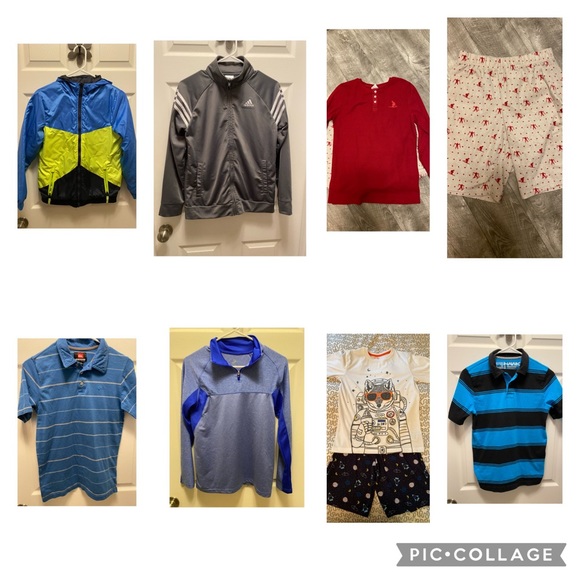 9 piece Bundle Boys Size Large - Picture 1 of 15
